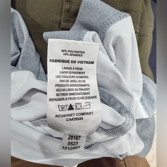 FootJoy Performance Golf Polo Men’s XL – Gray Stretch Shirt w/ Floral Collar - Picture 9 of 9